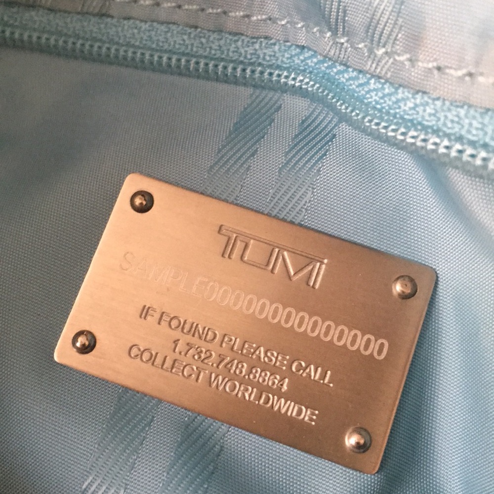 Tumi Small Nylon And Leather Bag - Picture 8 of 8